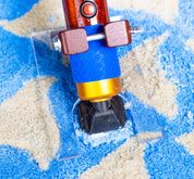 Trimmer kit with precision guide for tufting