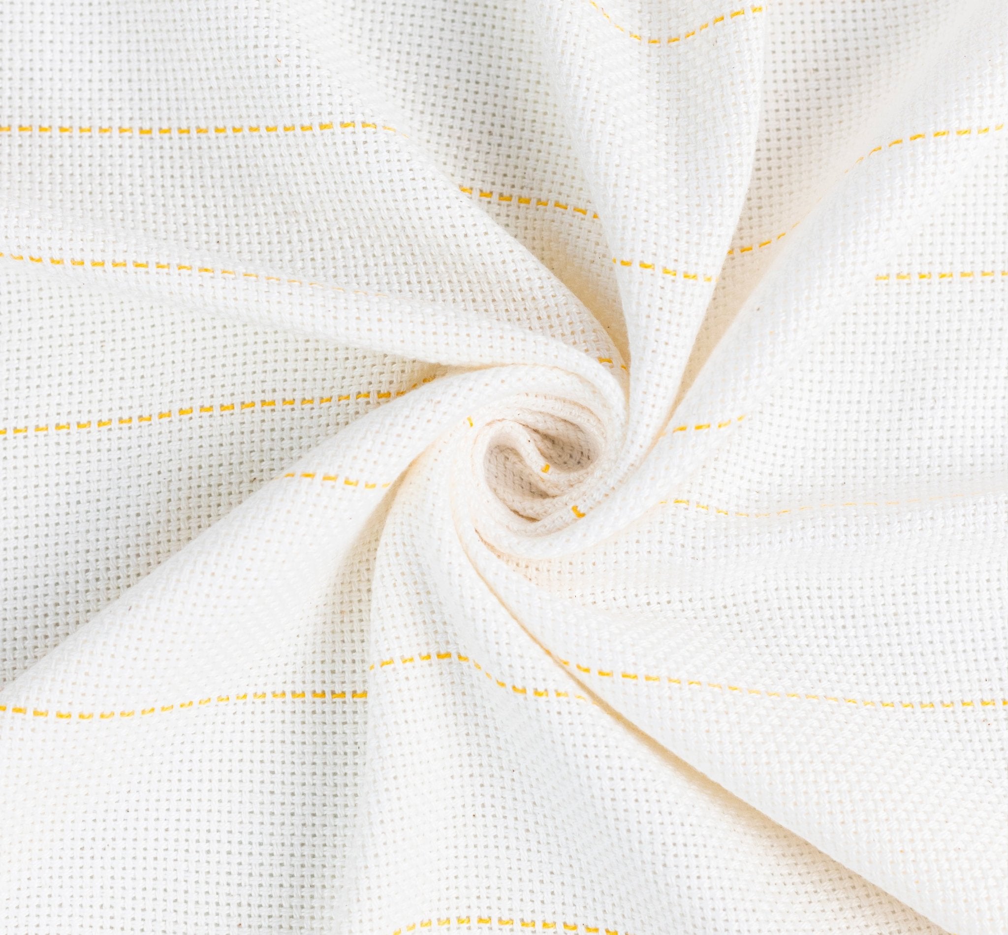 Tissu primaire blanc à lignes jaunes pour tufting - LeTufting