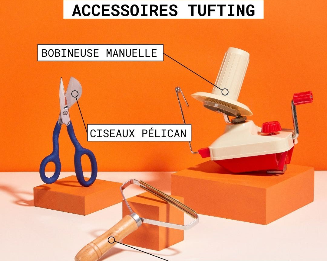 Quels sont les accessoires indispensables à la pratique du tufting?