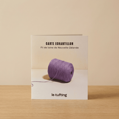 Cartella campioni – Filato di lana della Nuova Zelanda per tufting