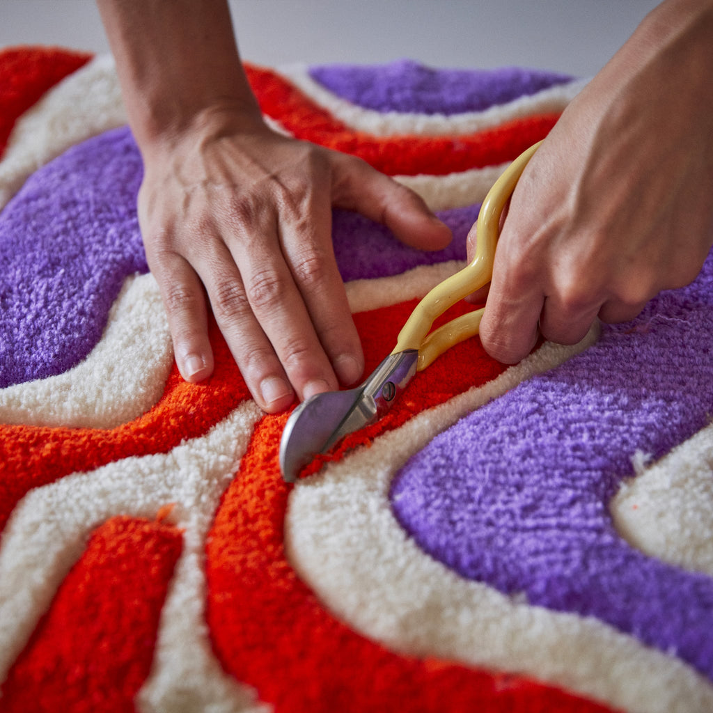 Tijeras de pico de pelícano para tufting